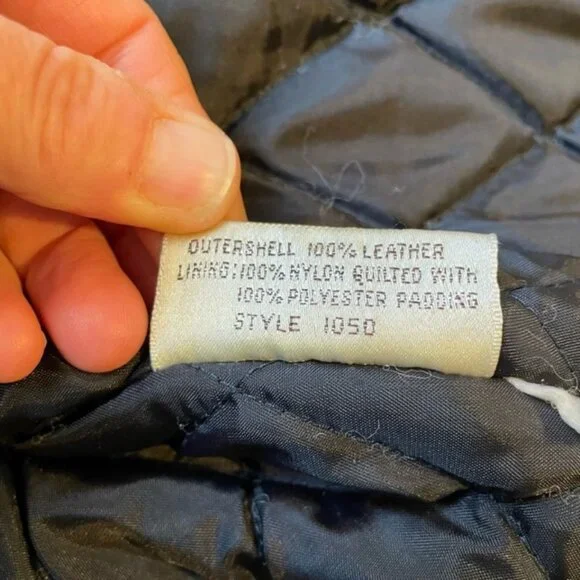 Vintage Berman's Leather 80's Motorcycle Jacket Size Small - Picture 5 of 16